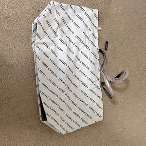 Victoria's Secret White and Black Garment Bag